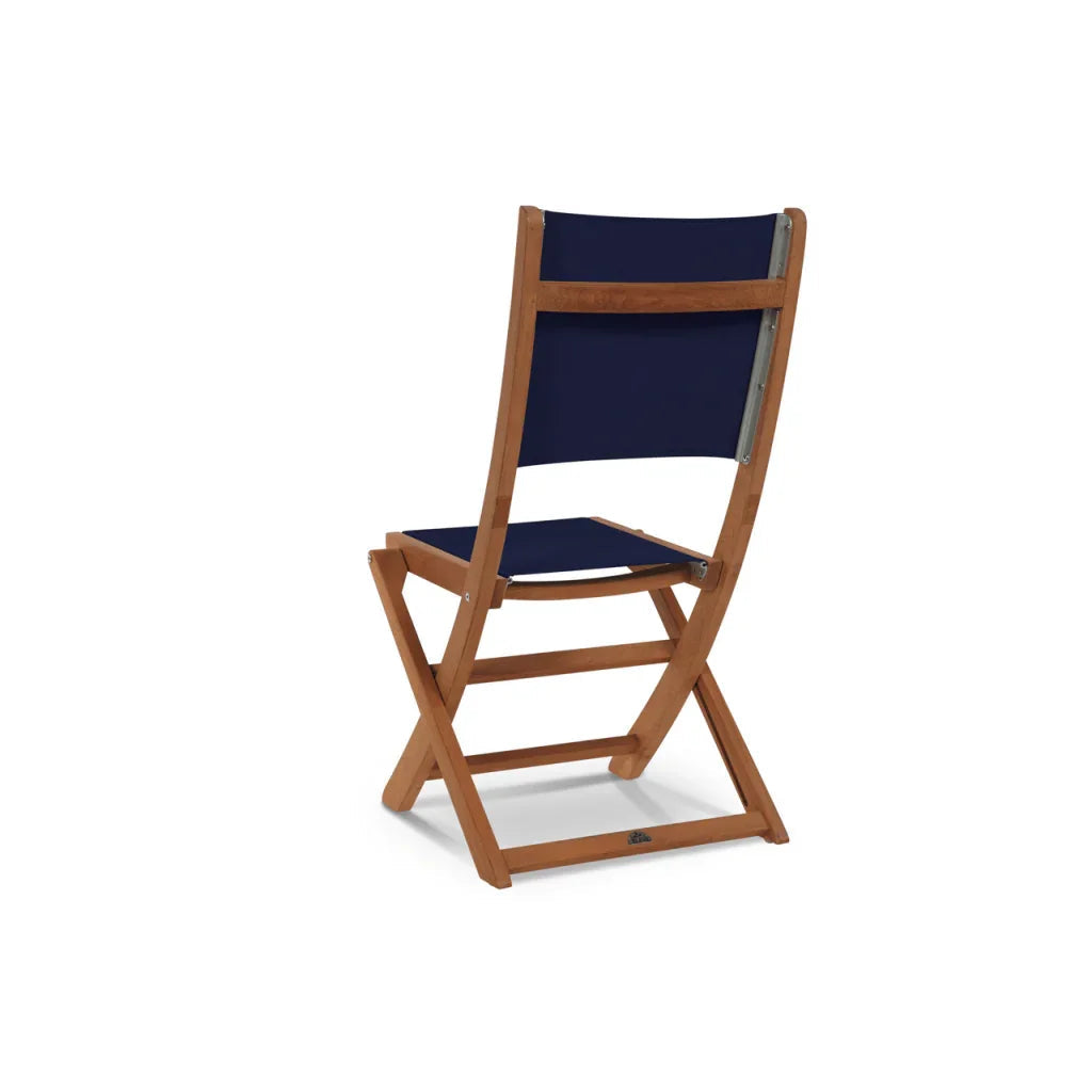 HiTeak Stella Teak Armless Patio Round Bistro Set 3PC