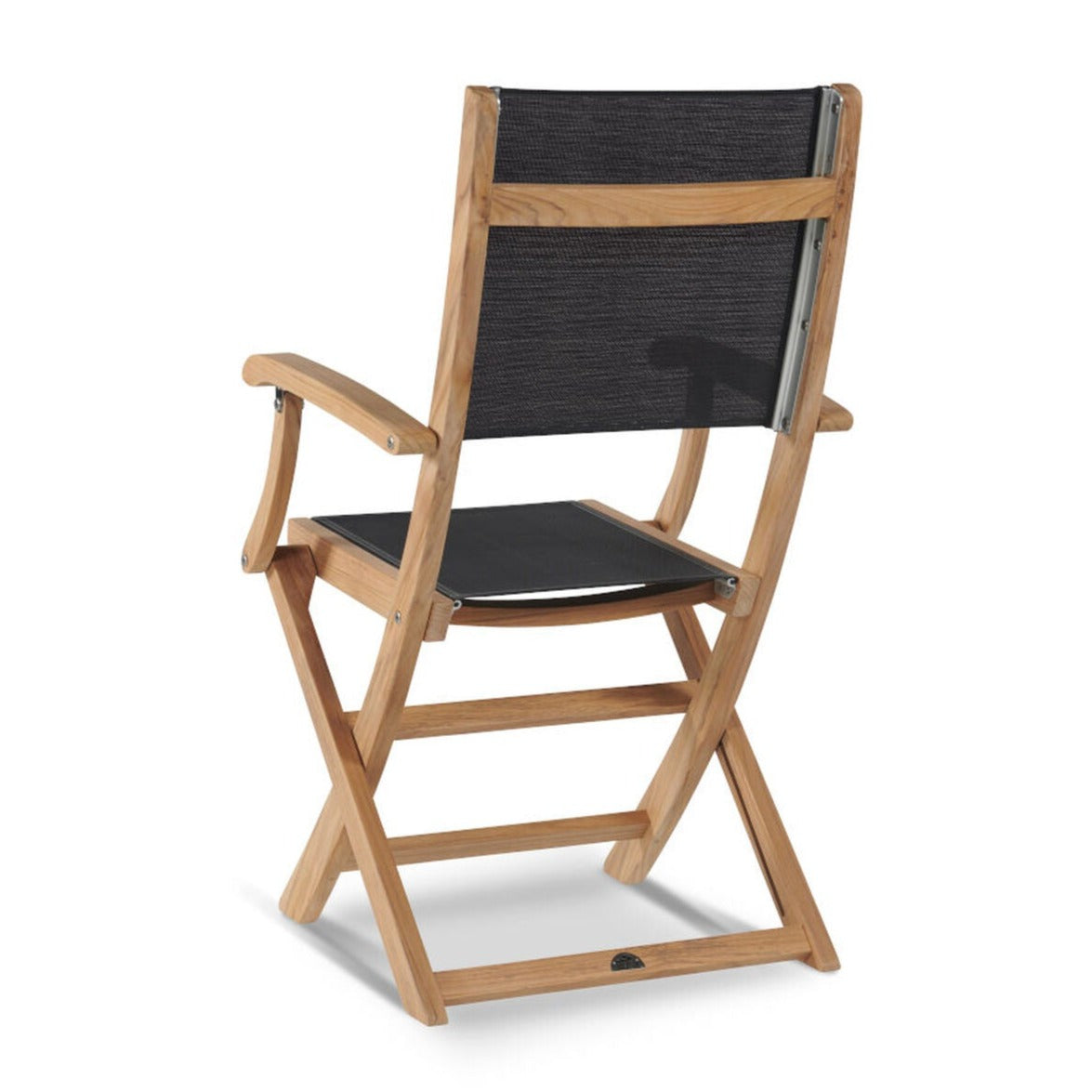 Stella Teak Outdoor Folding Armchair-Outdoor Dining Chairs-HiTeak-LOOMLAN
