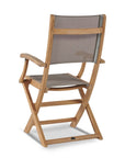 Stella Teak Outdoor Folding Armchair-Outdoor Dining Chairs-HiTeak-LOOMLAN