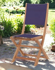 Stella Teak Outdoor Folding Chair-Outdoor Dining Chairs-HiTeak-LOOMLAN