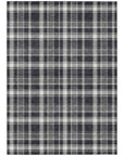 Addison Rugs Still Bloom Black Washable Indoor-Outdoor Rug