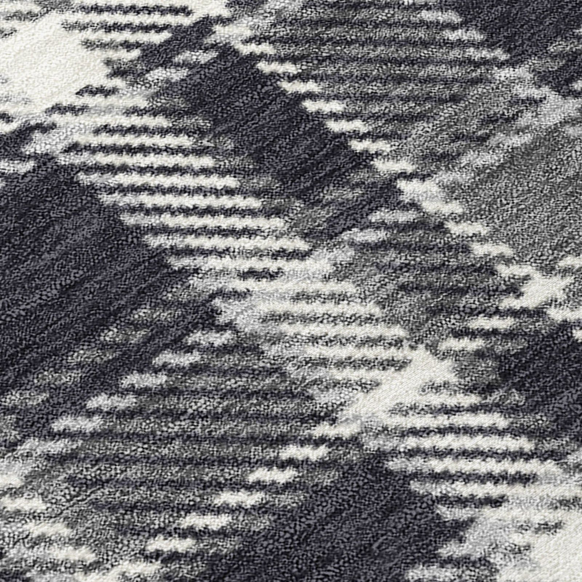 Addison Rugs Still Bloom Black Washable Indoor-Outdoor Rug