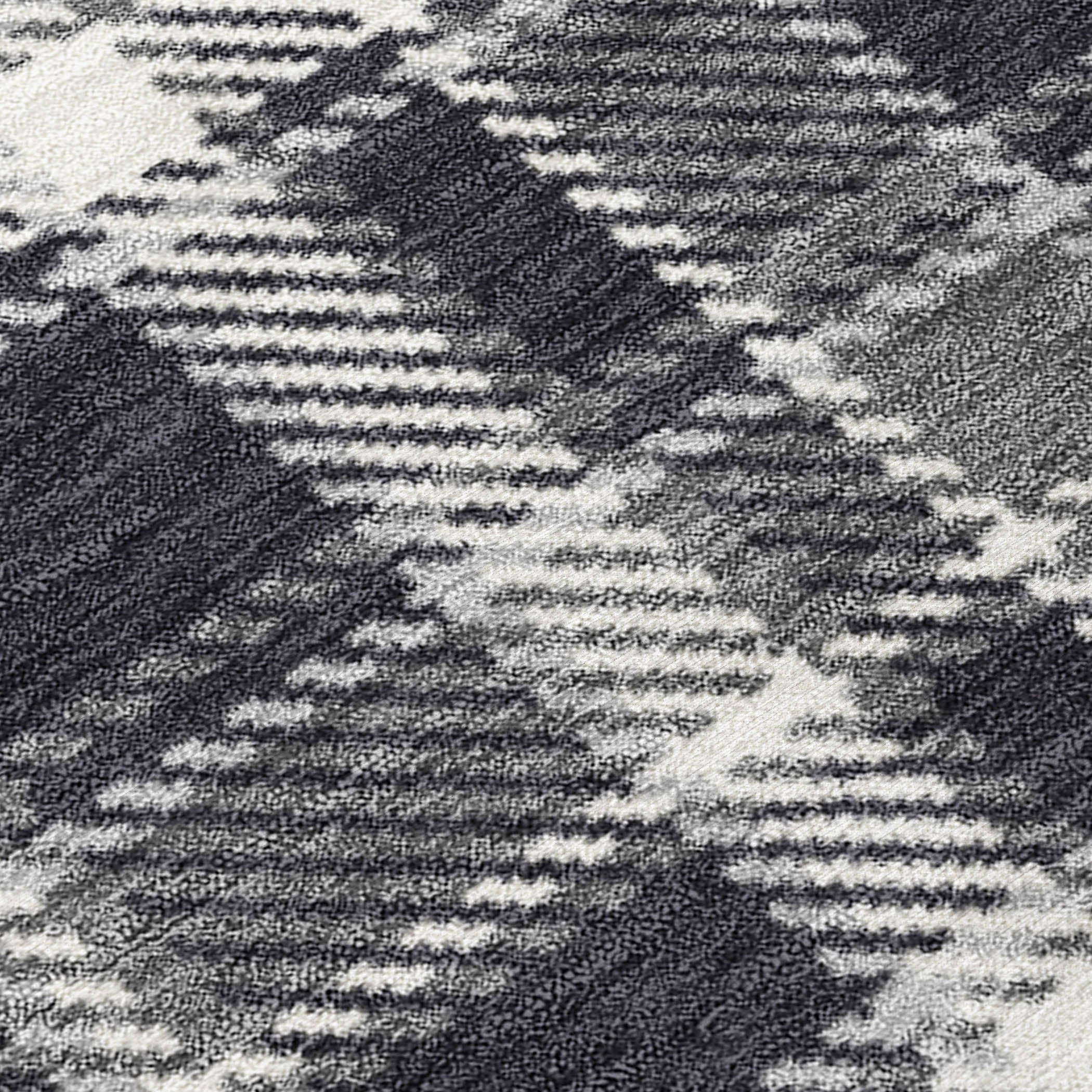 Addison Rugs Still Bloom Black Washable Indoor-Outdoor Rug