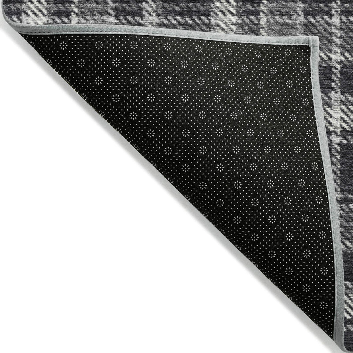Addison Rugs Still Bloom Black Washable Indoor-Outdoor Rug
