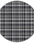 Addison Rugs Still Bloom Black Washable Indoor-Outdoor Rug