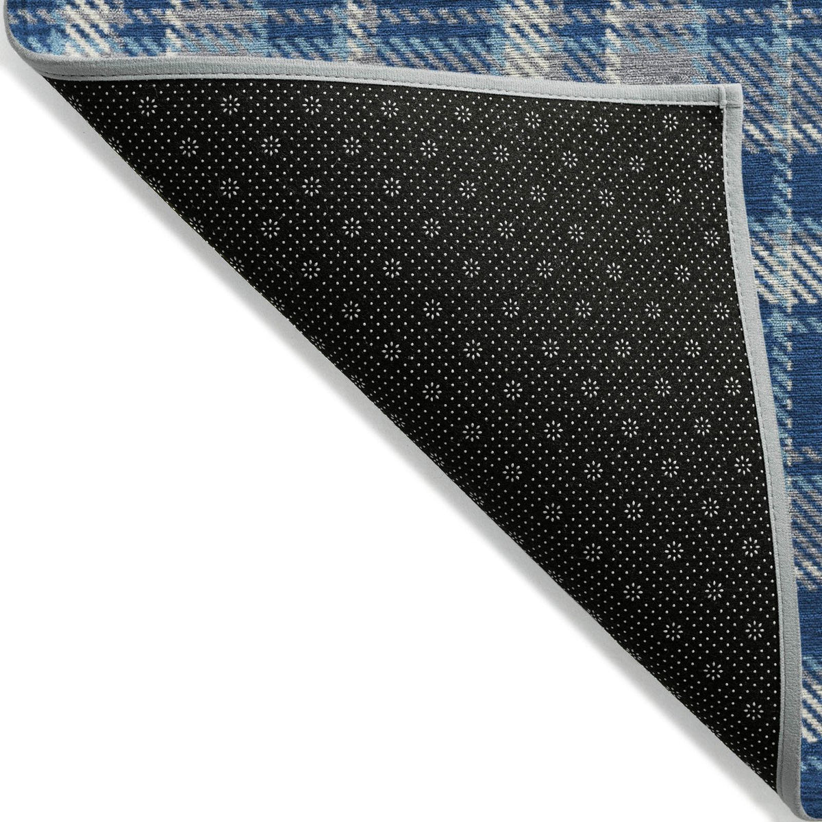 Addison Rugs Still Bloom Blue Washable Indoor-Outdoor Rug