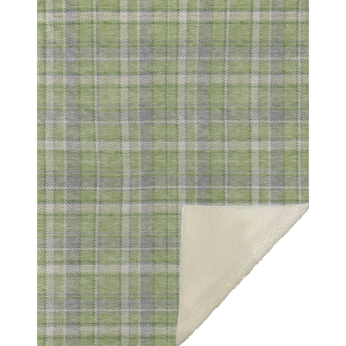 Addison Rugs Still Bloom Green Washable Indoor-Outdoor Rug