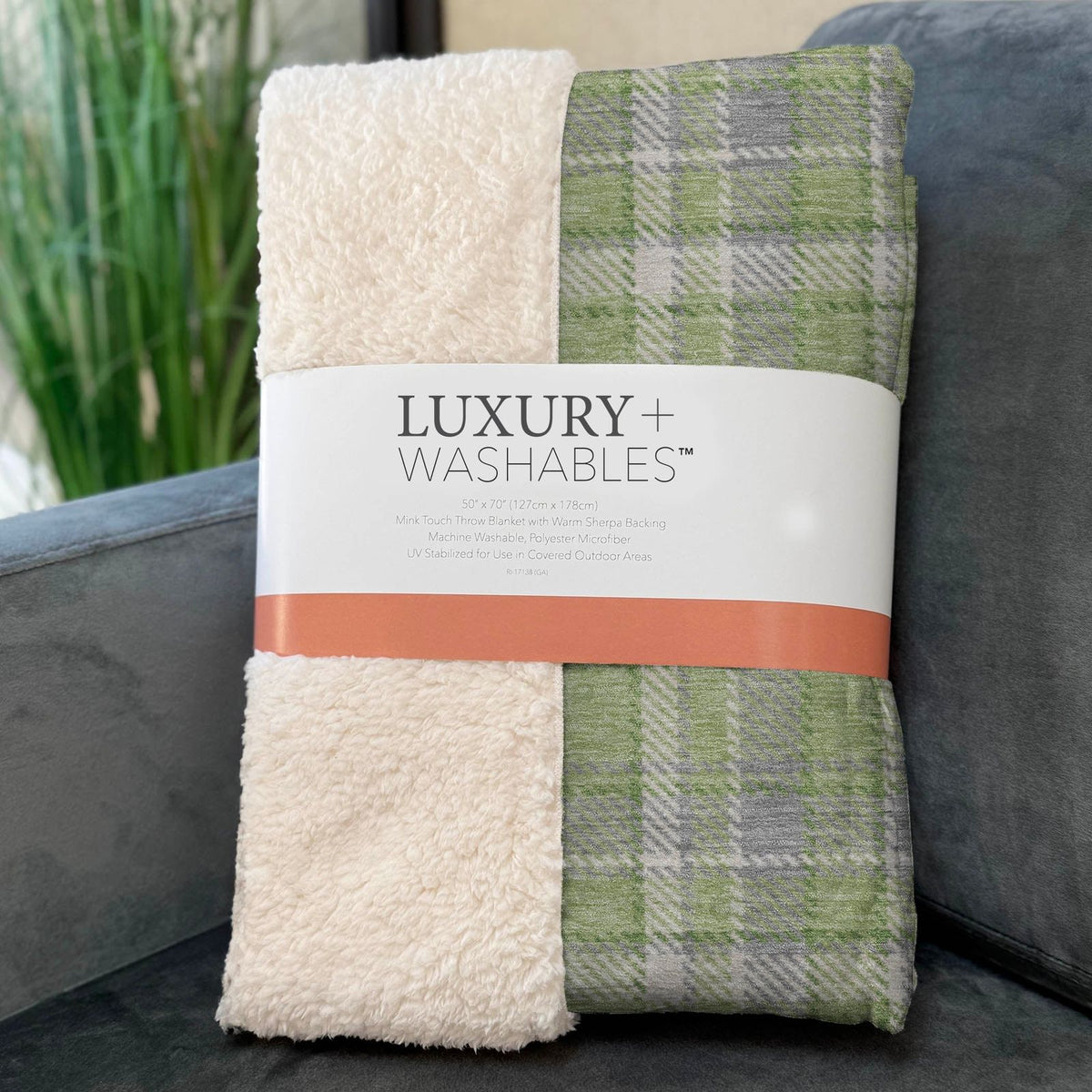 Addison Rugs Still Bloom Green Washable Indoor-Outdoor Rug