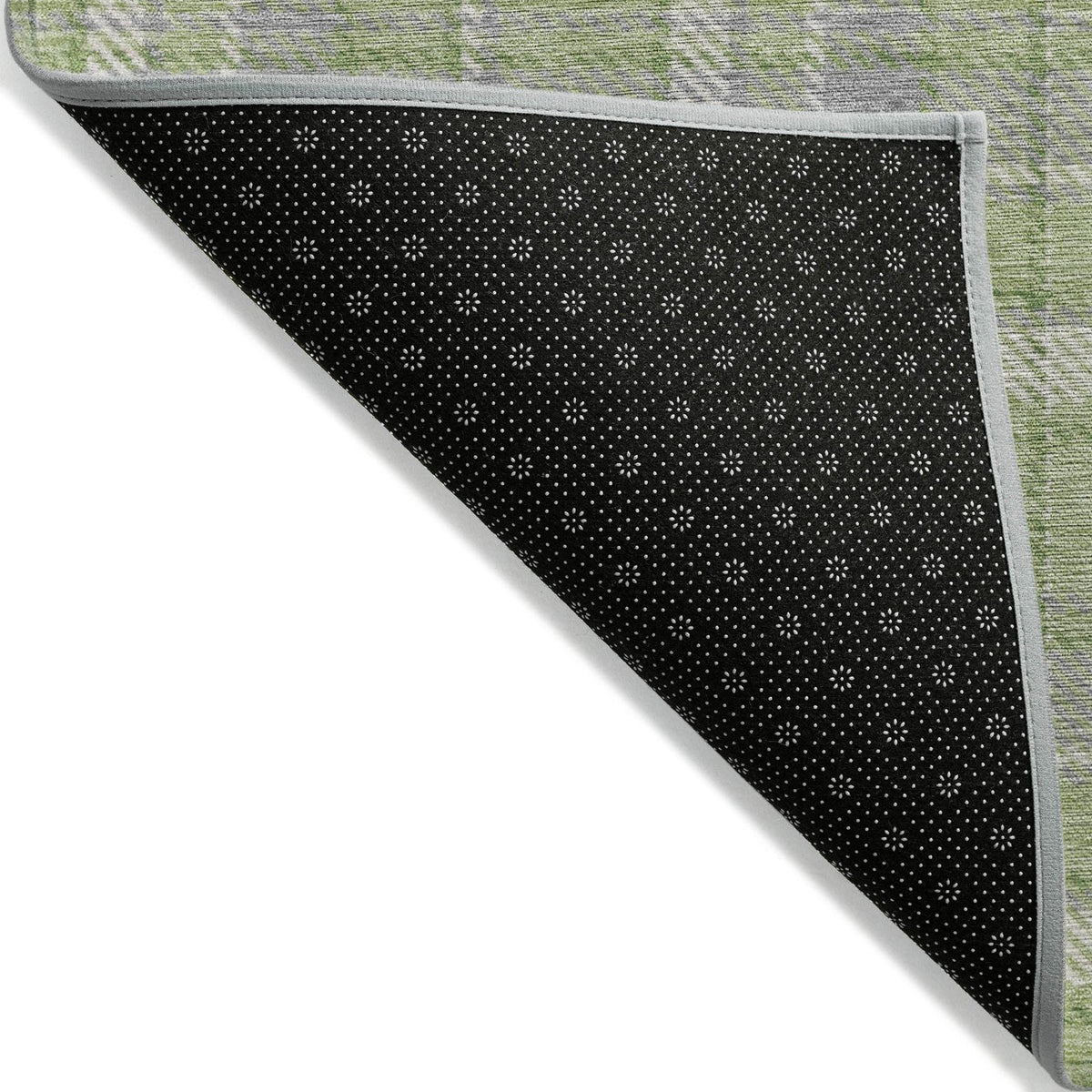 Addison Rugs Still Bloom Green Washable Indoor-Outdoor Rug
