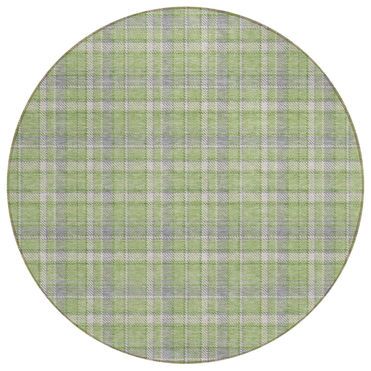 Addison Rugs Still Bloom Green Washable Indoor-Outdoor Rug