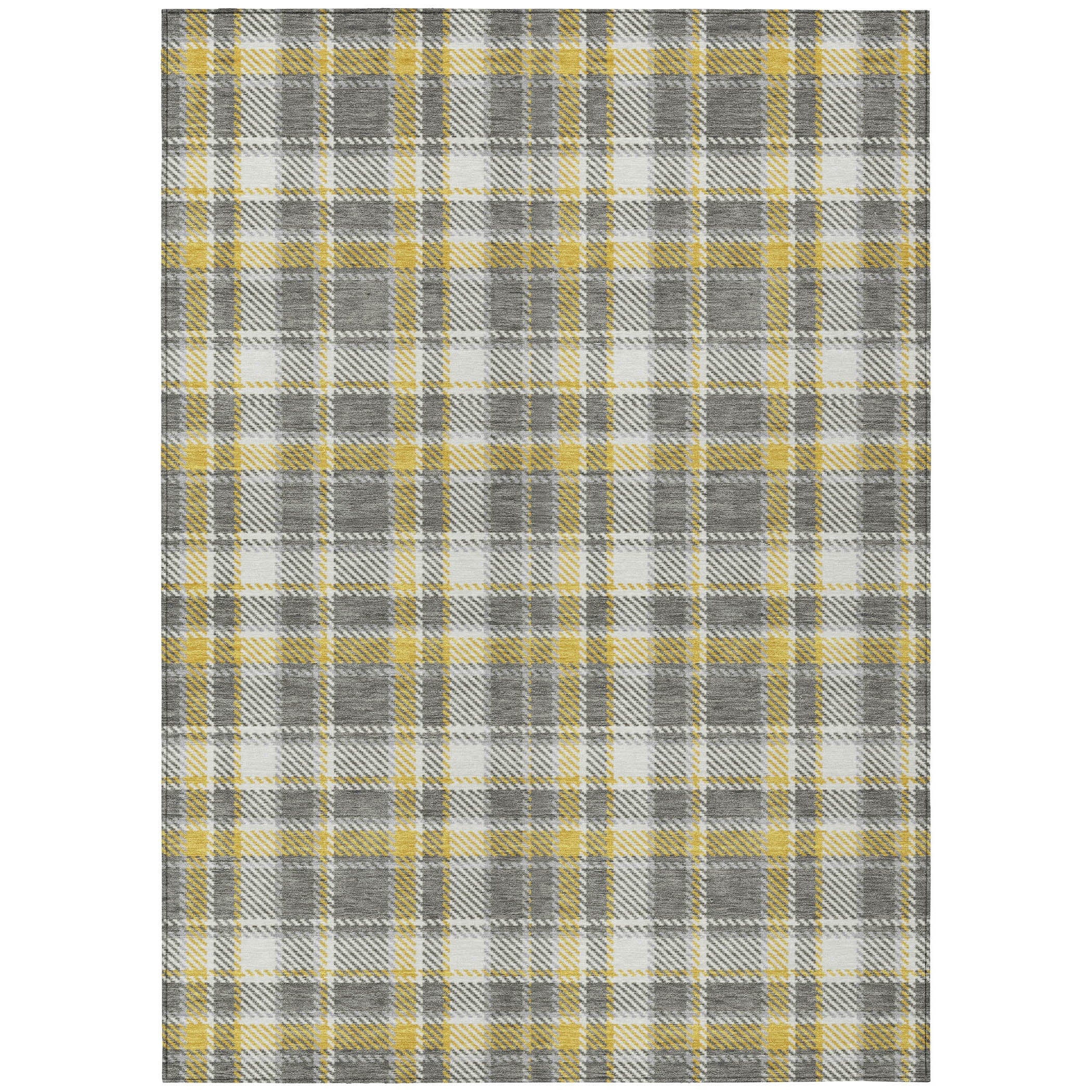 Addison Rugs Still Bloom Grey Washable Indoor-Outdoor Rug
