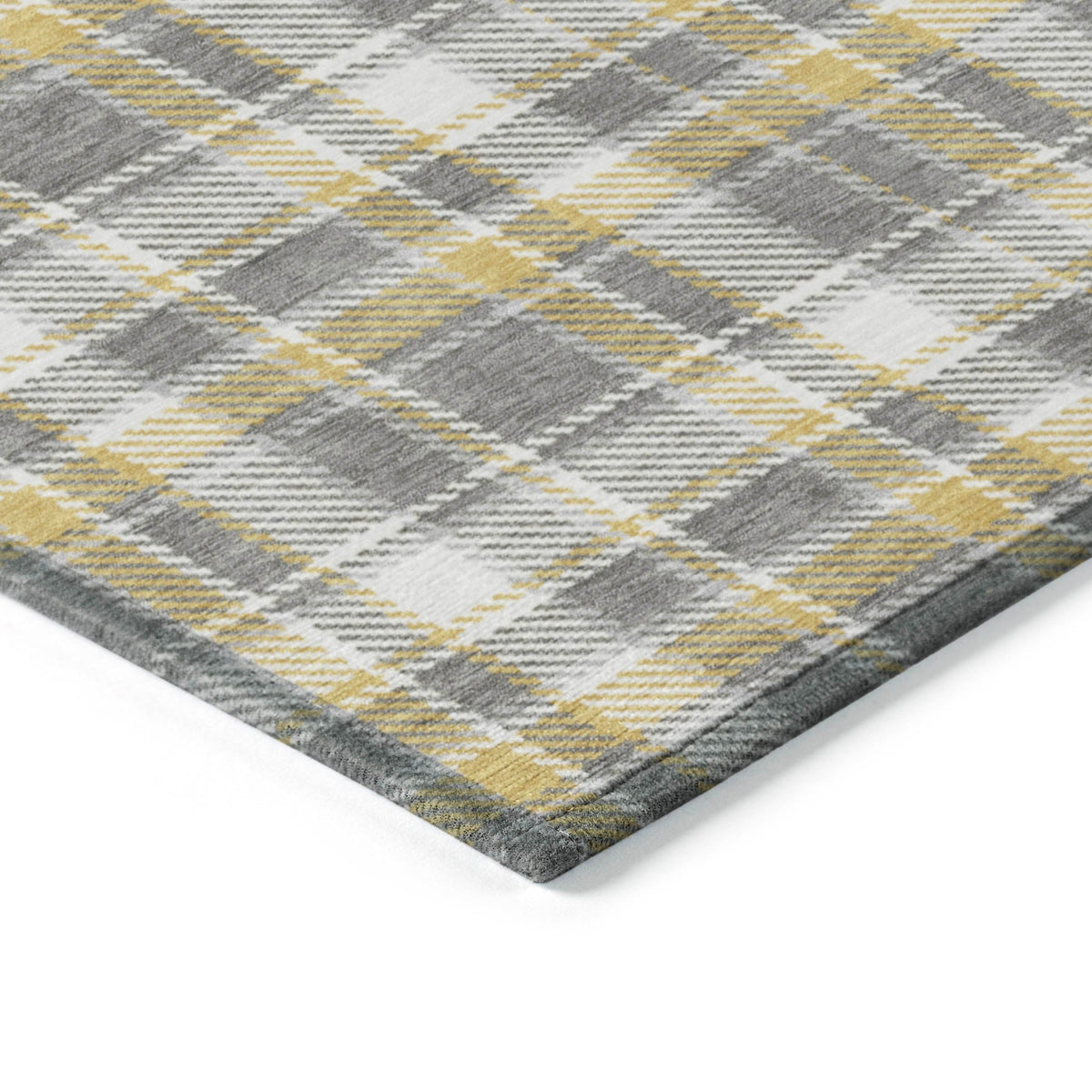 Addison Rugs Still Bloom Grey Washable Indoor-Outdoor Rug