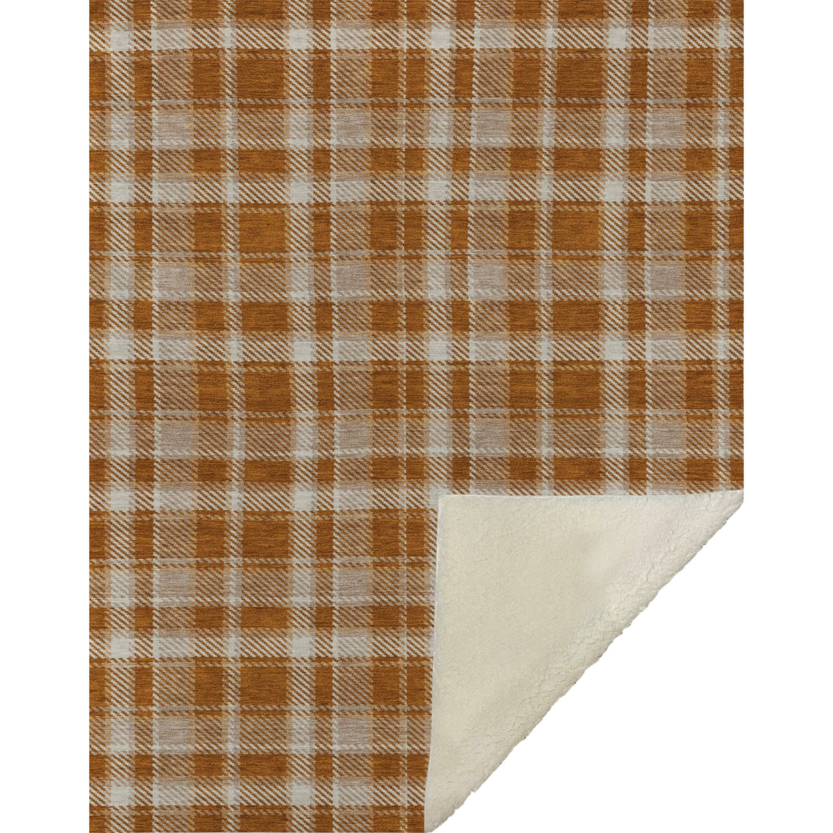 Addison Rugs Still Bloom Orange Washable Indoor-Outdoor Rug
