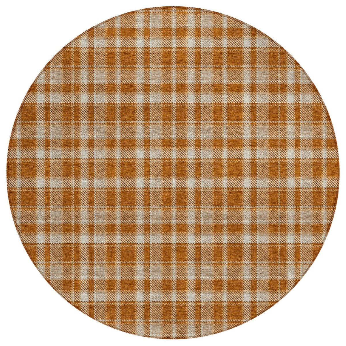 Addison Rugs Still Bloom Orange Washable Indoor-Outdoor Rug