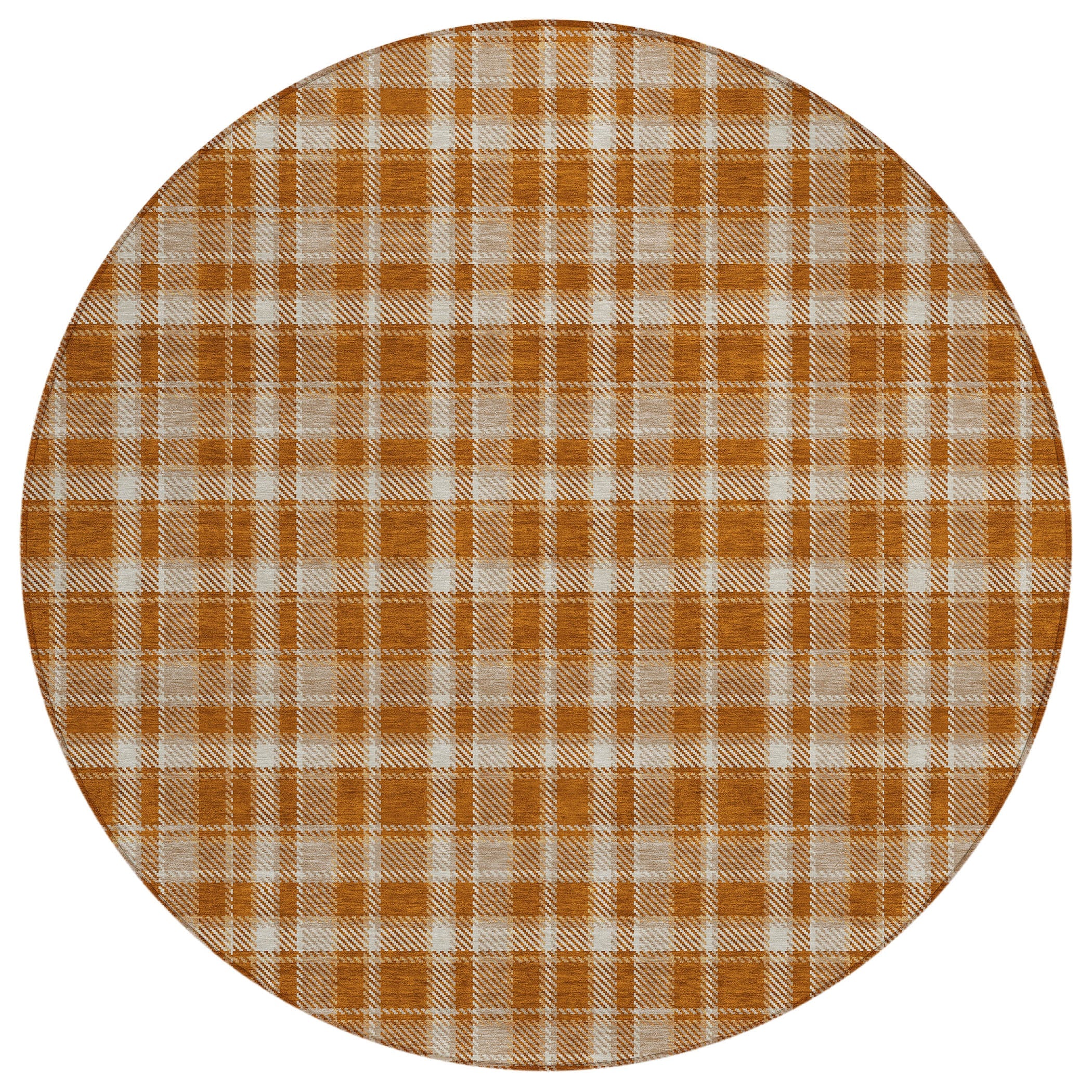 Addison Rugs Still Bloom Orange Washable Indoor-Outdoor Rug