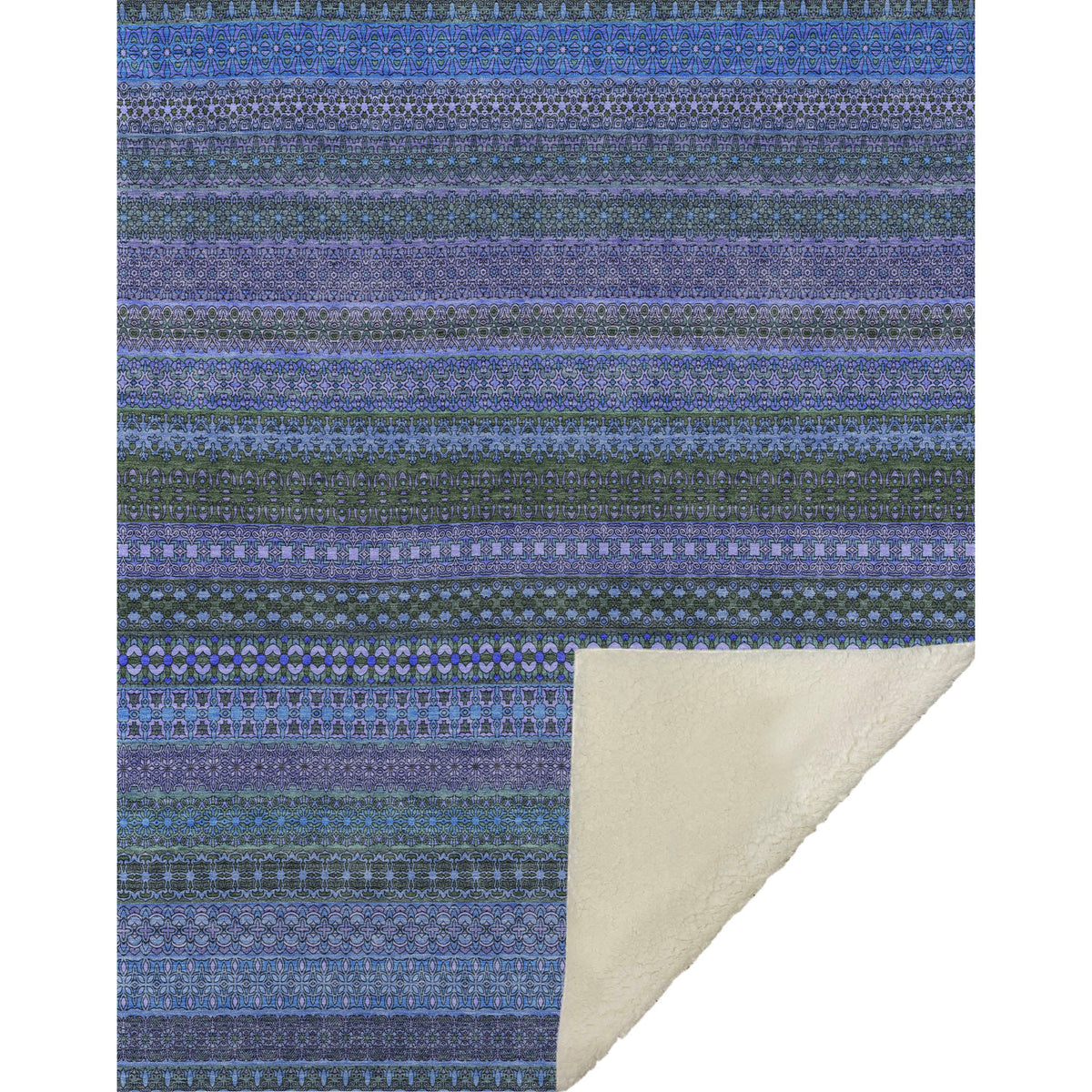 Addison Rugs Stripes Blue Washable Indoor-Outdoor Rug