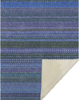 Addison Rugs Stripes Blue Washable Indoor-Outdoor Rug