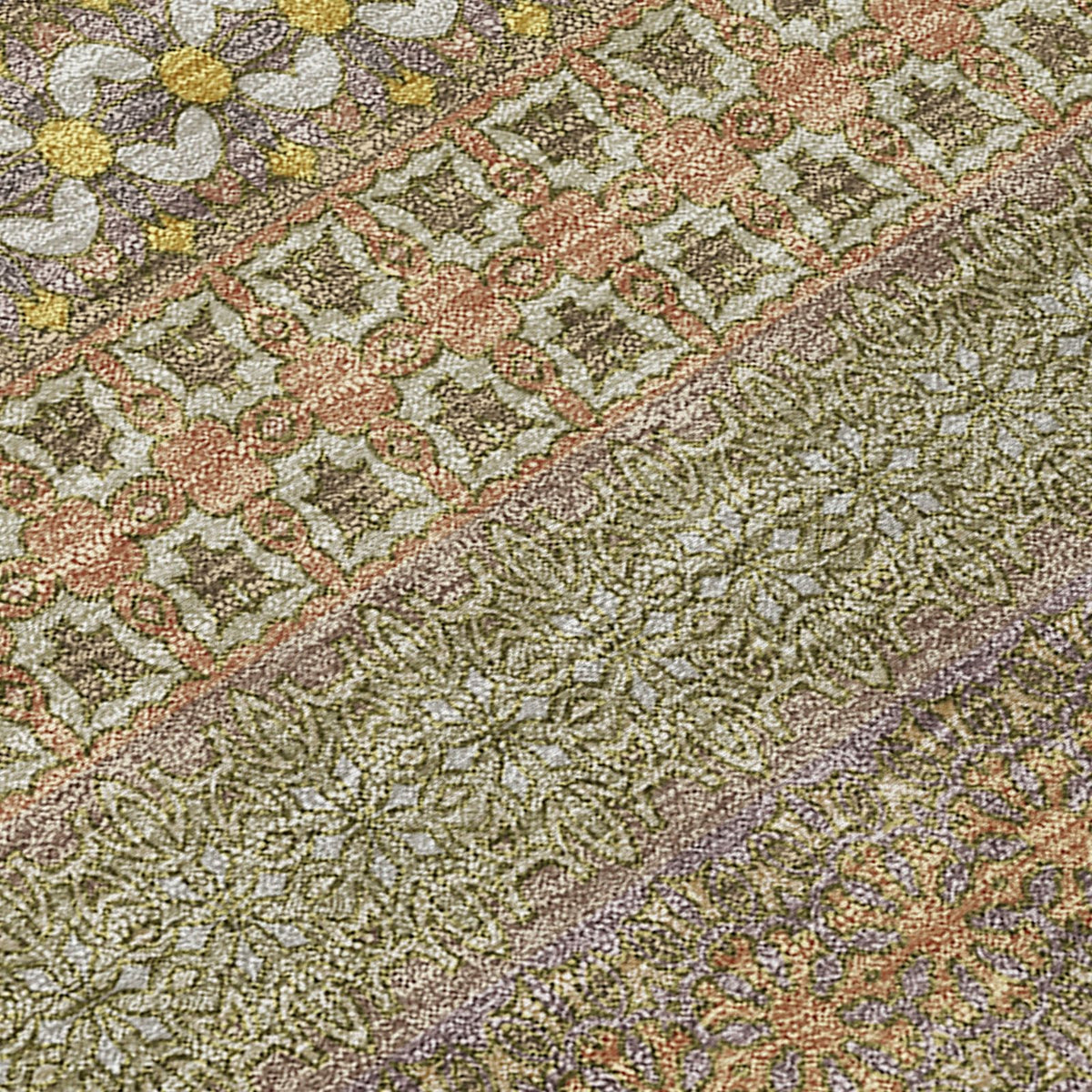 Addison Rugs Stripes Brown Washable Indoor-Outdoor Rug