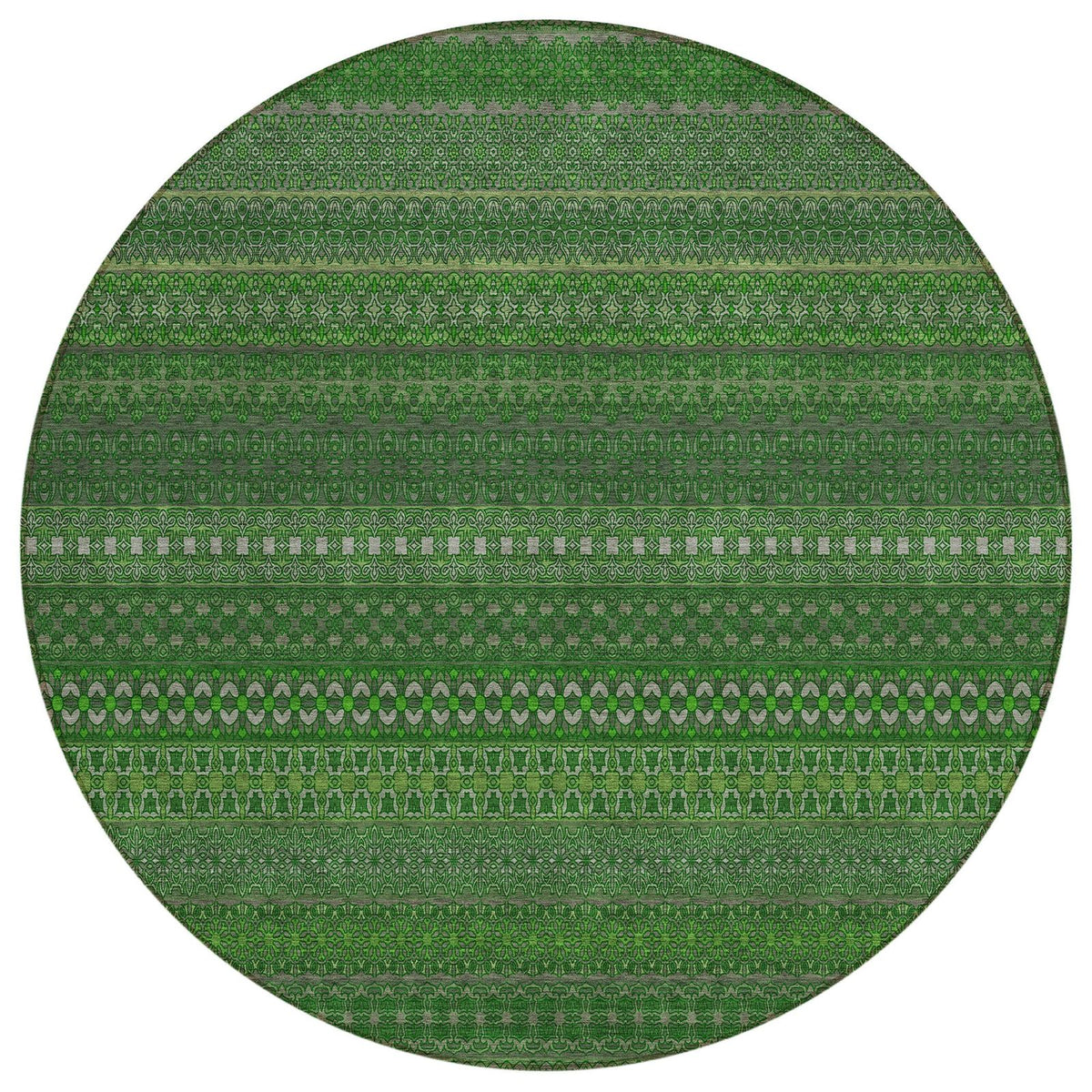 Addison Rugs Stripes Fern Washable Indoor-Outdoor Rug