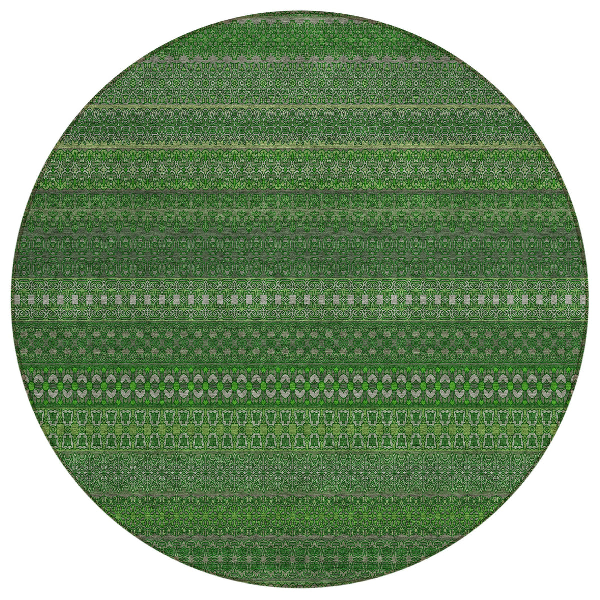 Addison Rugs Stripes Fern Washable Indoor-Outdoor Rug