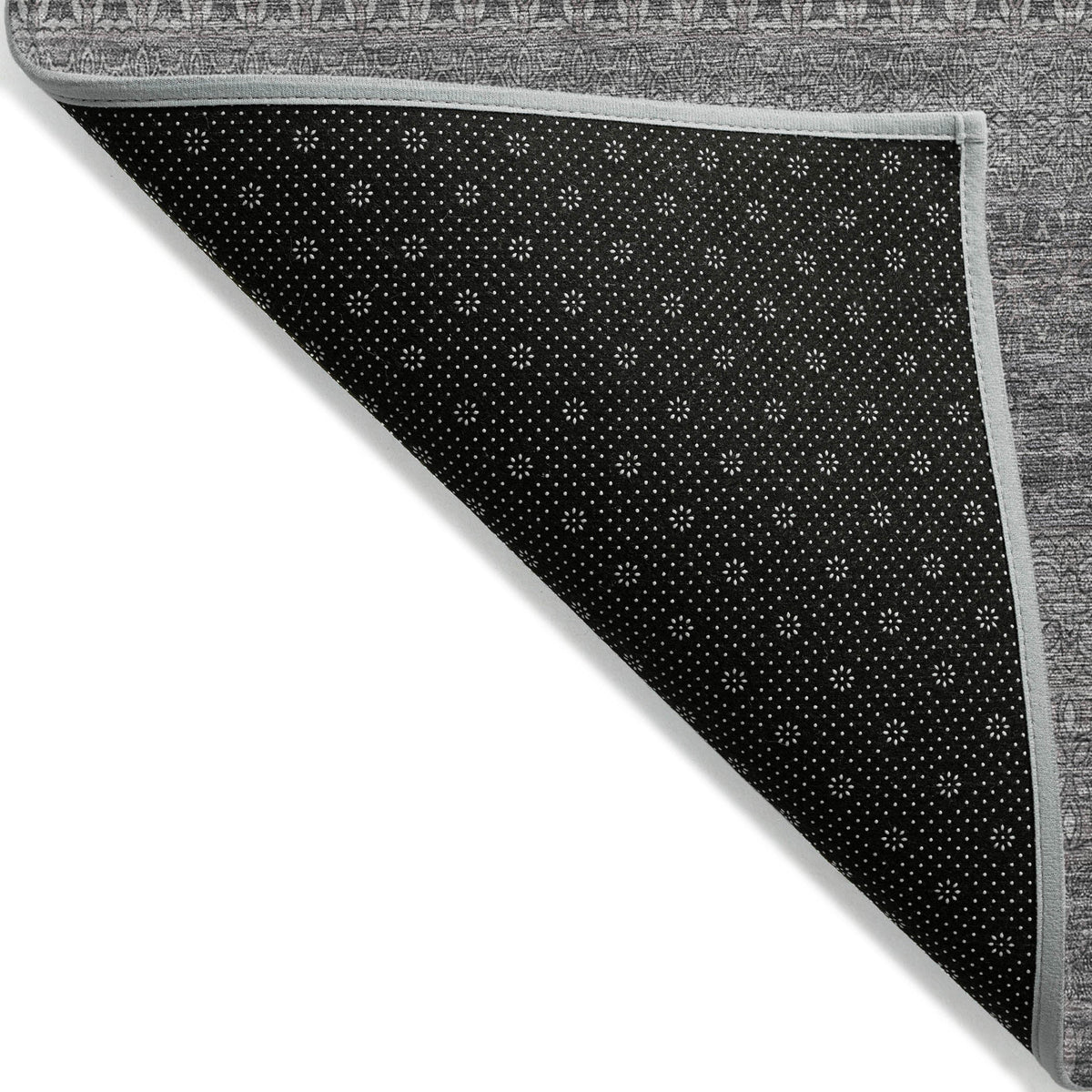 Addison Rugs Stripes Grey Washable Indoor-Outdoor Rug