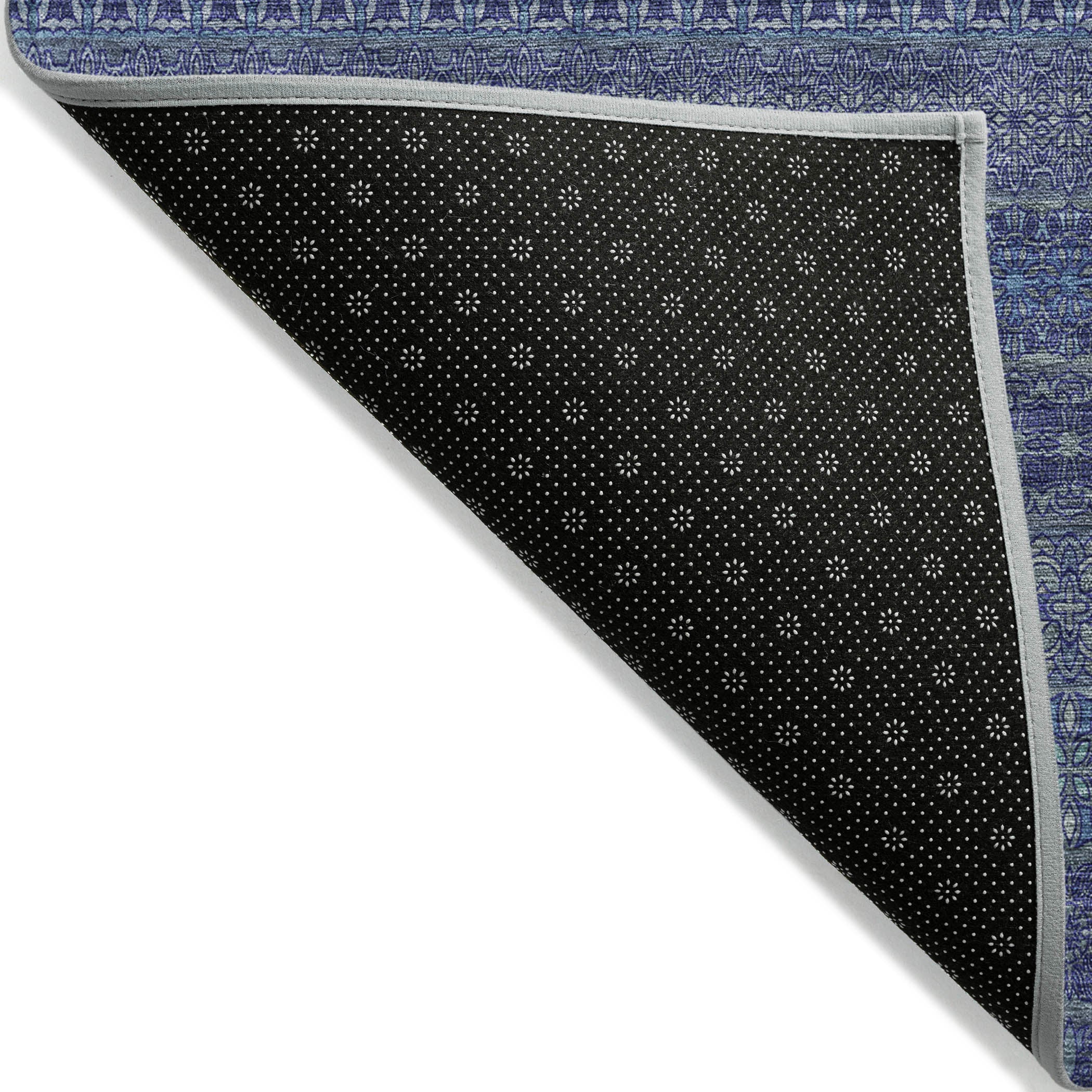 Addison Rugs Stripes Navy Washable Indoor-Outdoor Rug