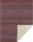 Addison Rugs Stripes Red Washable Indoor-Outdoor Rug