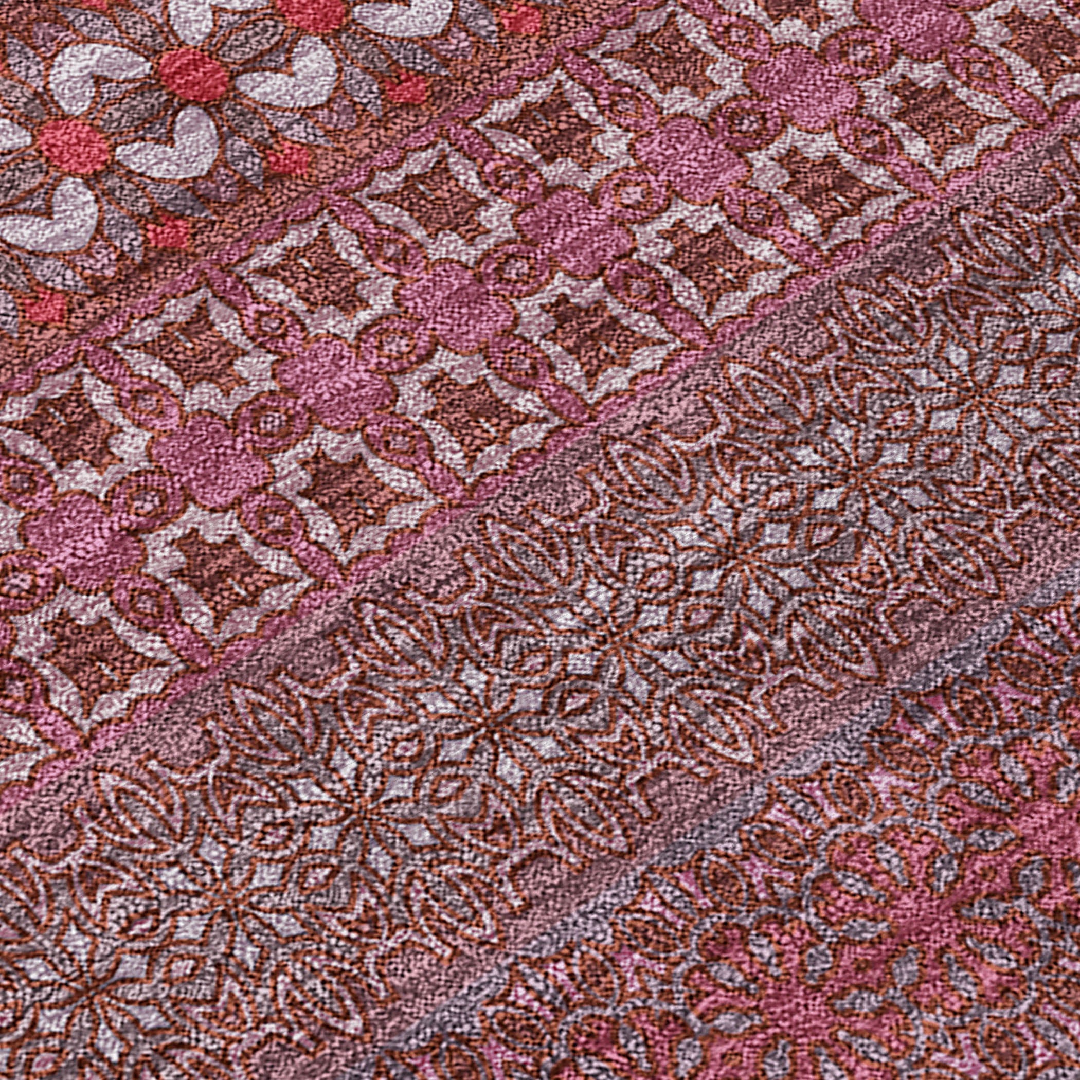 Addison Rugs Stripes Red Washable Indoor-Outdoor Rug