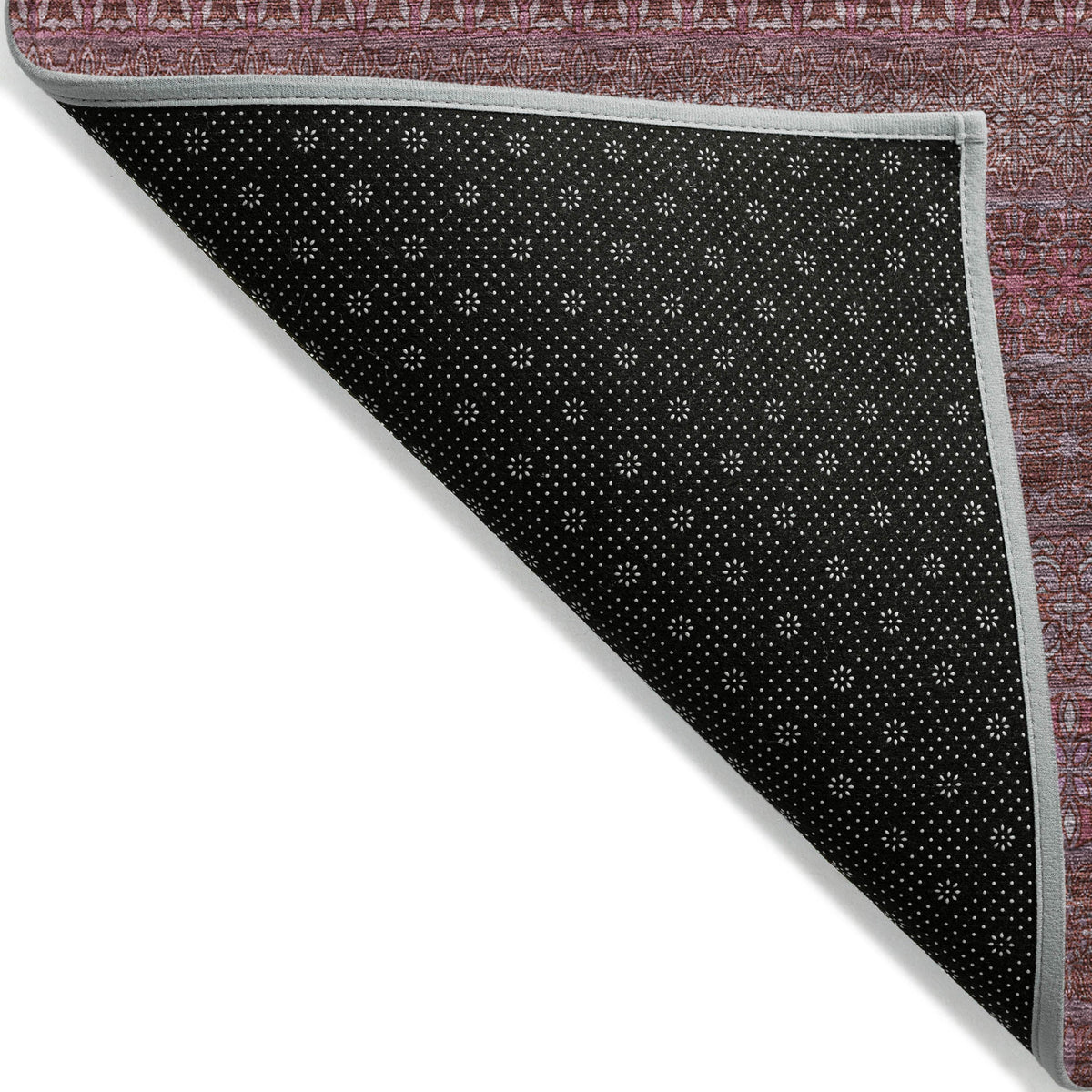 Addison Rugs Stripes Red Washable Indoor-Outdoor Rug