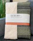 Addison Rugs Stripes Sage Washable Indoor-Outdoor Rug