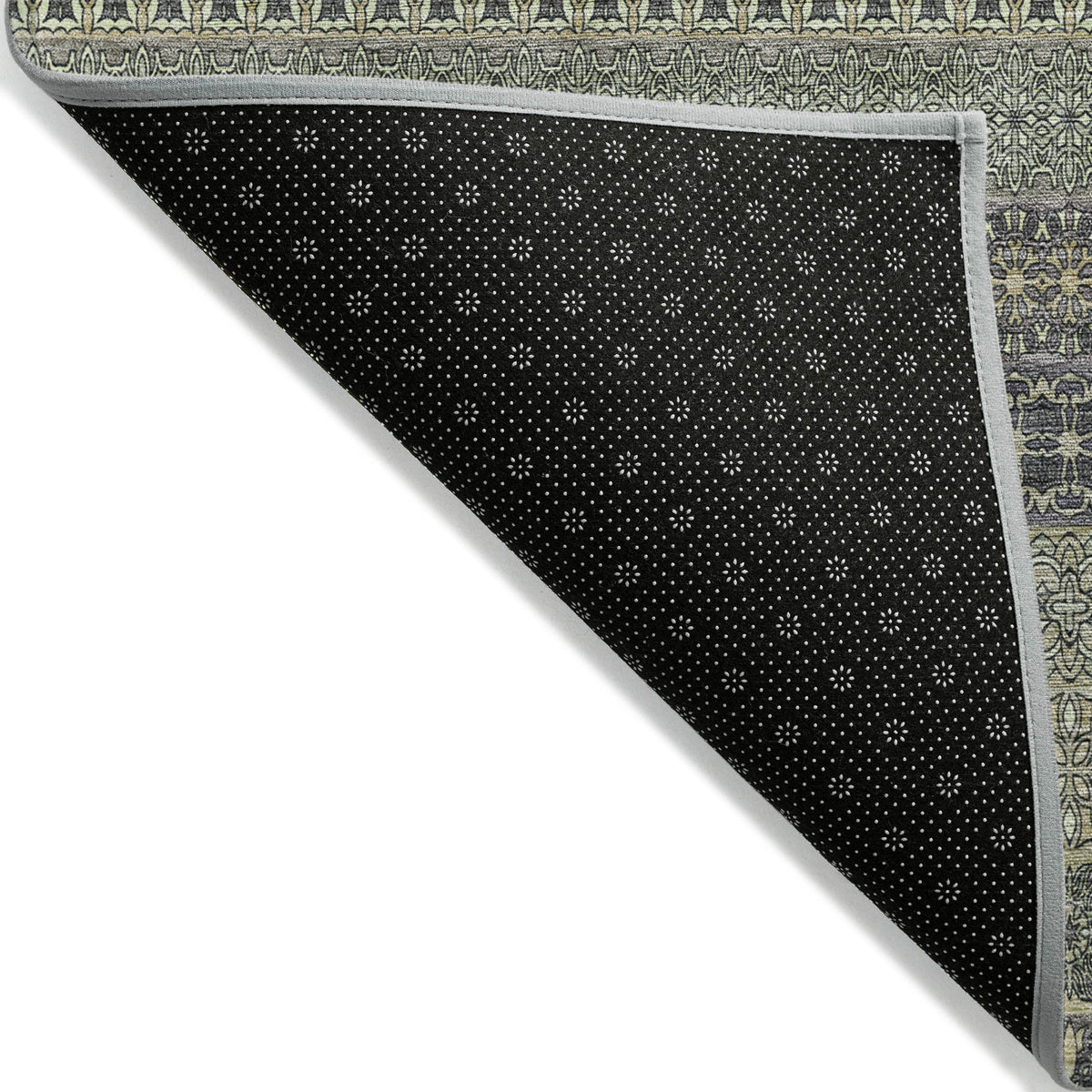 Addison Rugs Stripes Sage Washable Indoor-Outdoor Rug