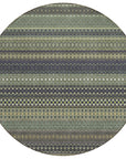 Addison Rugs Stripes Sage Washable Indoor-Outdoor Rug