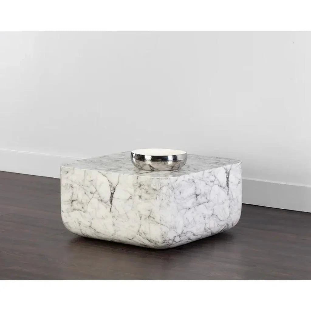 SUNPAN Strut Concrete Outdoor Square Coffee Table
