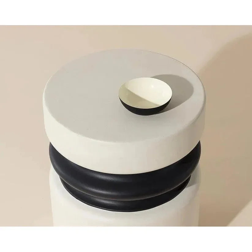SUNPAN Sumie End Table Contemporary Concrete Finish