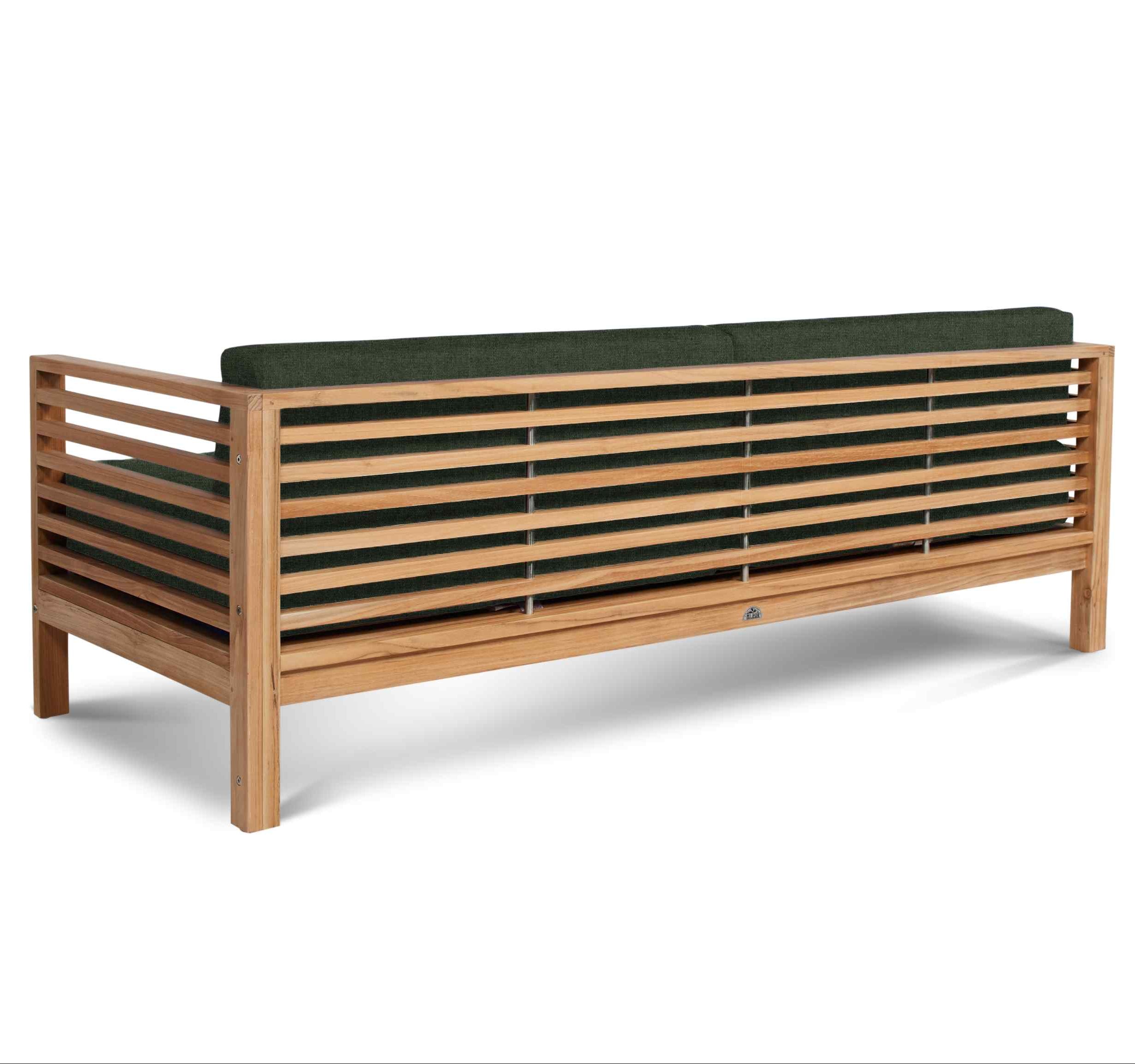 Summer Outdoor Deep Seating Set with Jungle Subrella 5PC-Outdoor Lounge Sets-HiTeak-LOOMLAN