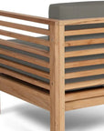 HiTeak Summer Teak Outdoor Club Chair Sunbrella Cushion