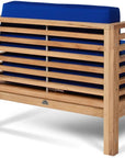 HiTeak Summer Teak Outdoor Club Chair Sunbrella Cushion