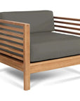 HiTeak Summer Teak Outdoor Club Chair Sunbrella Cushion