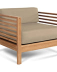 HiTeak Summer Teak Outdoor Club Chair Sunbrella Cushion