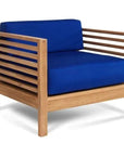 HiTeak Summer Teak Outdoor Club Chair Sunbrella Cushion