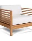HiTeak Summer Teak Outdoor Club Chair Sunbrella Cushion