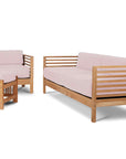 HiTeak Summer Teak Outdoor Sofa with Sunbrella