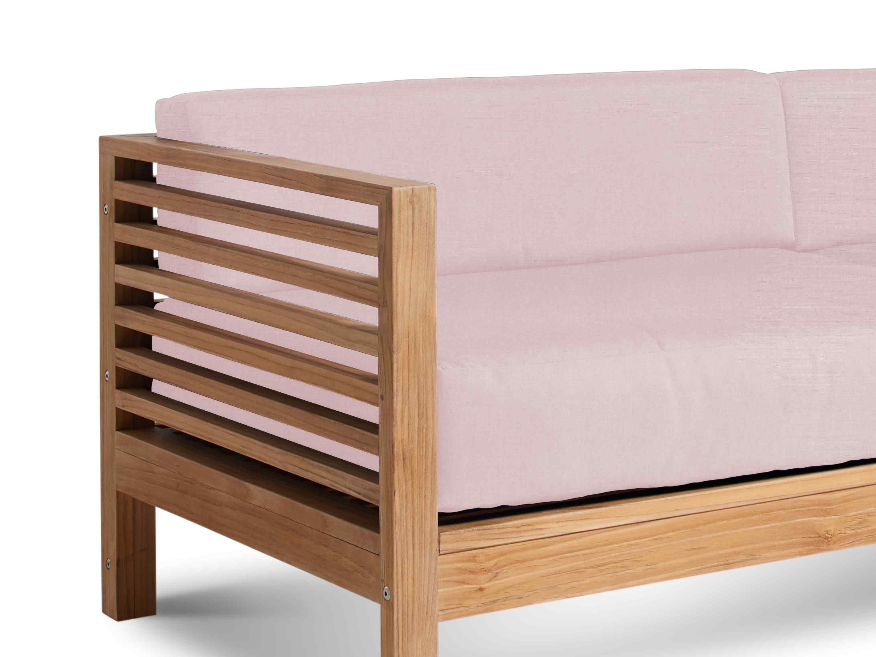 Summer Teak Outdoor Sofa with Sunbrella