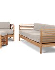 HiTeak Summer Teak Outdoor Sofa with Sunbrella