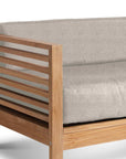 HiTeak Summer Teak Outdoor Sofa with Sunbrella