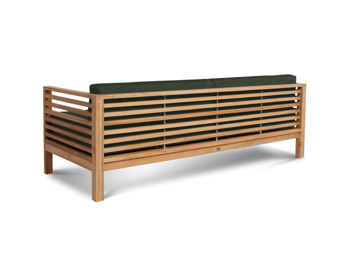 HiTeak Summer Teak Outdoor Sofa with Sunbrella