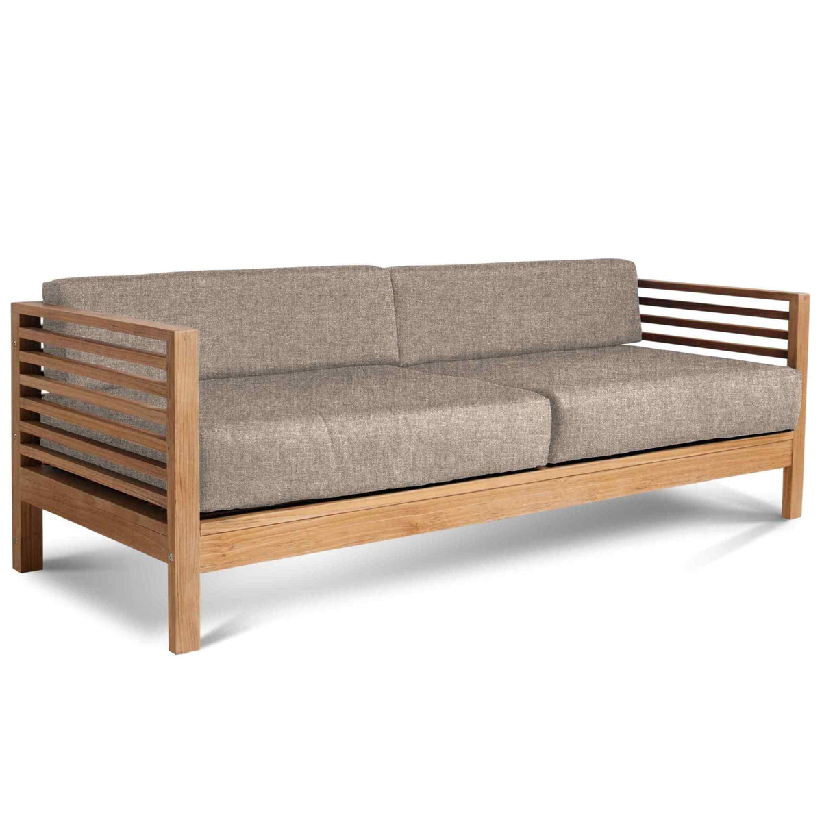 HiTeak Summer Teak Outdoor Sofa with Sunbrella