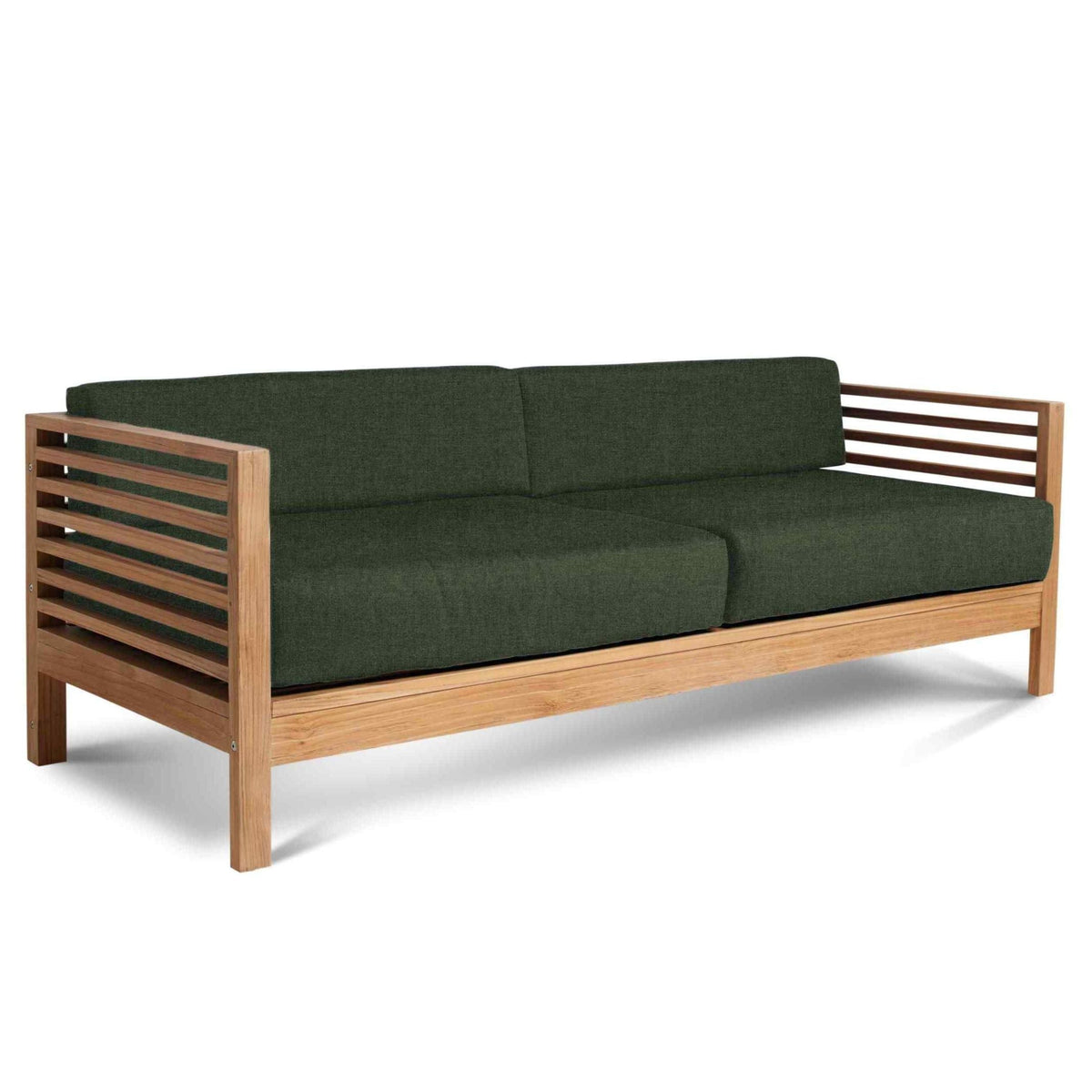 HiTeak Summer Teak Outdoor Sofa with Sunbrella