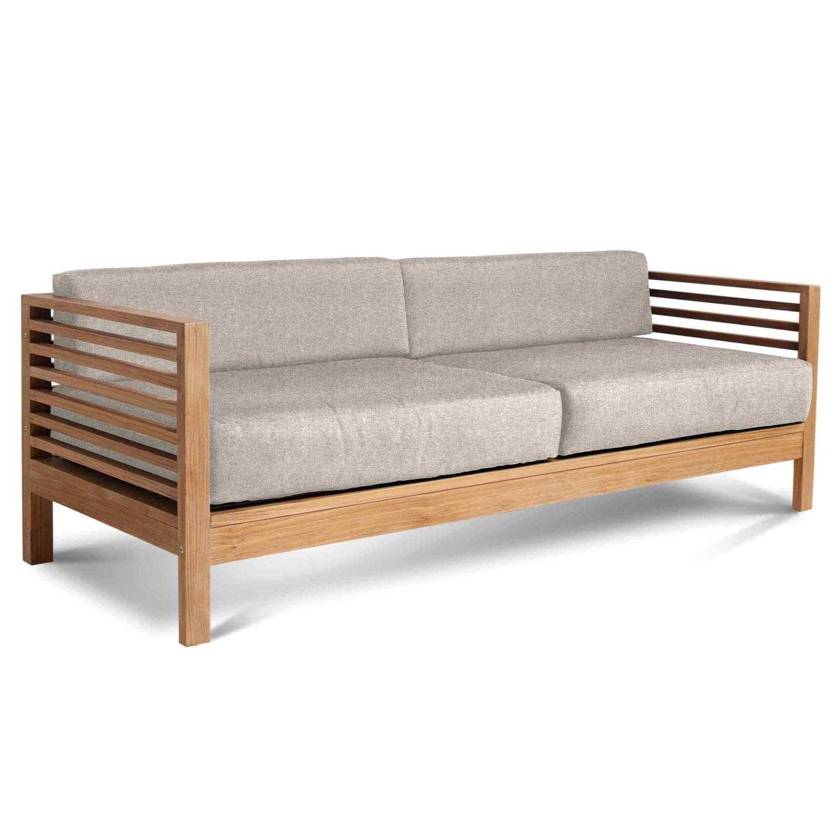 HiTeak Summer Teak Outdoor Sofa with Sunbrella