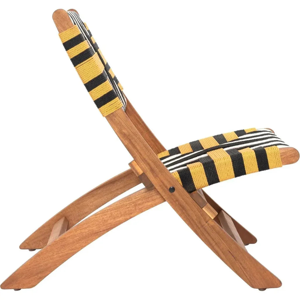 Zuo Modern Sunbeam Wood Multicolor Lounge Chair